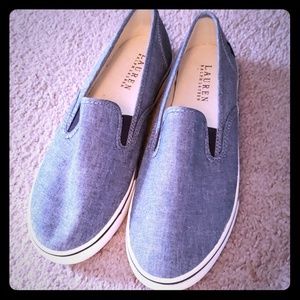Ralph Lauren denim slip ons